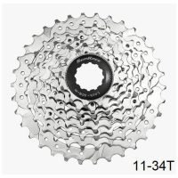 Kassetteskive CSM66 8-speed Sandblast Satin SUNRACE