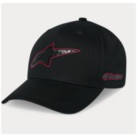 Keps Carbon Fiber Snapback Svart One Size Alpinestars