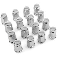 KIMPEX Wheel Nuts M12 x 1.25 Closed Chrome - Set of 16