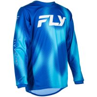 Kinetic Torch Youth Jersey - Light Blue/Blue FLY RACING