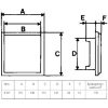 Klappe Fyrretræ Flexit VENTIL KLAP FYR 6X6 UBEH – miniature 4