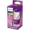 Klassisk glødepære (LED) E27 (klar) Philips LED CLA 60W LYS E27 SRT4 VV – miniature 2