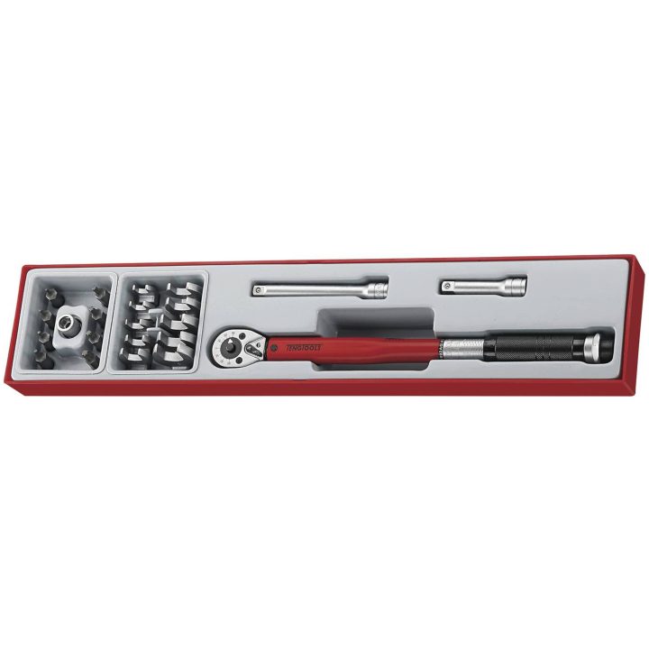Klikmomentnøgle 20-100Nm Sæt Teng Tools MOMENTNØGLESÆT 3/8 20-100NM – billede 2