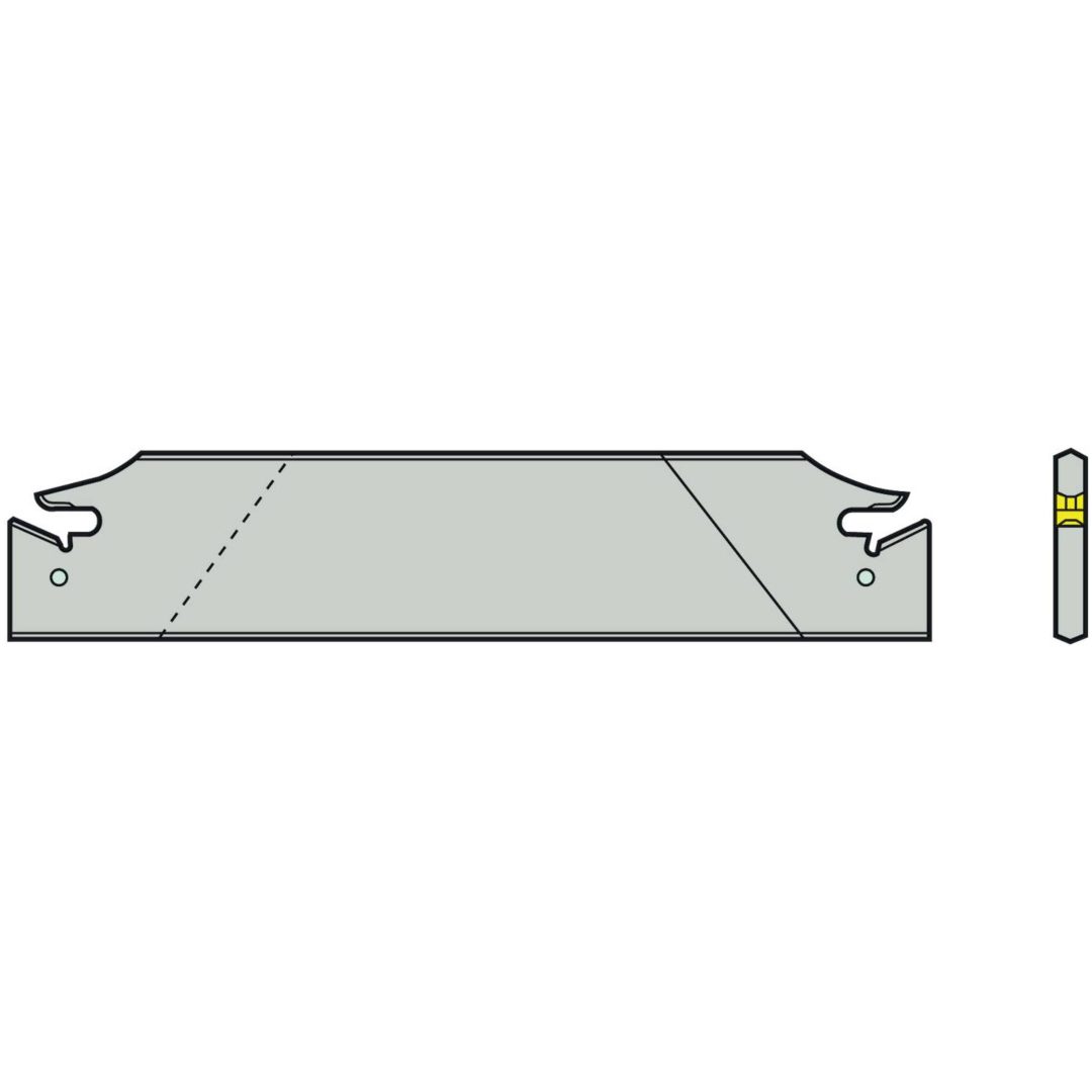 Klinge til grundholder 15010A SECO Skæreholder. Klinge 150.10A-20-2 – billede 2