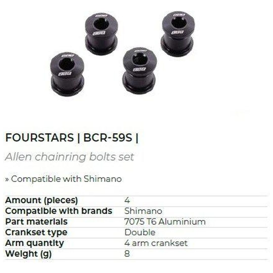 Klingebolte FourStars Sort BBB