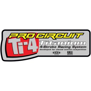 Klistermærke Varmebestandig Ti-4 Universal Pro Circuit