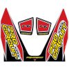 Klistermærker T-6 Udstødning Sort/blå/hvid/gul PRO CIRCUIT Dekal – miniature 2