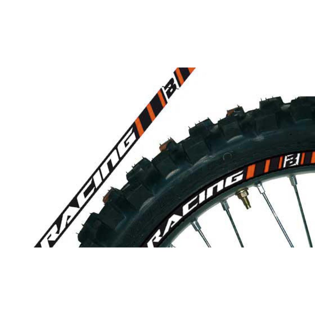 Klistermærker til Fælg Orange BLACKBIRD RACING Dekal