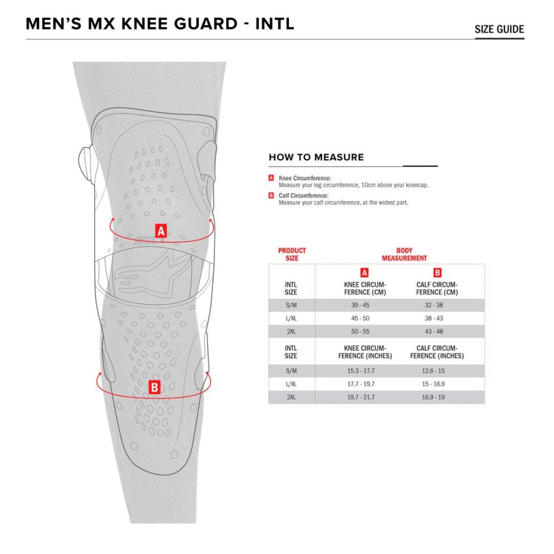 Knæbeskyttere Bionic Flex Sort/Rød ALPINESTARS Small/Medium – billede 3