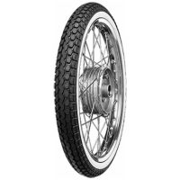 Knallertdæk Kks 10 Rf Ww Hvid Sidevæg 2.75-17 For/Bag CONTINENTAL