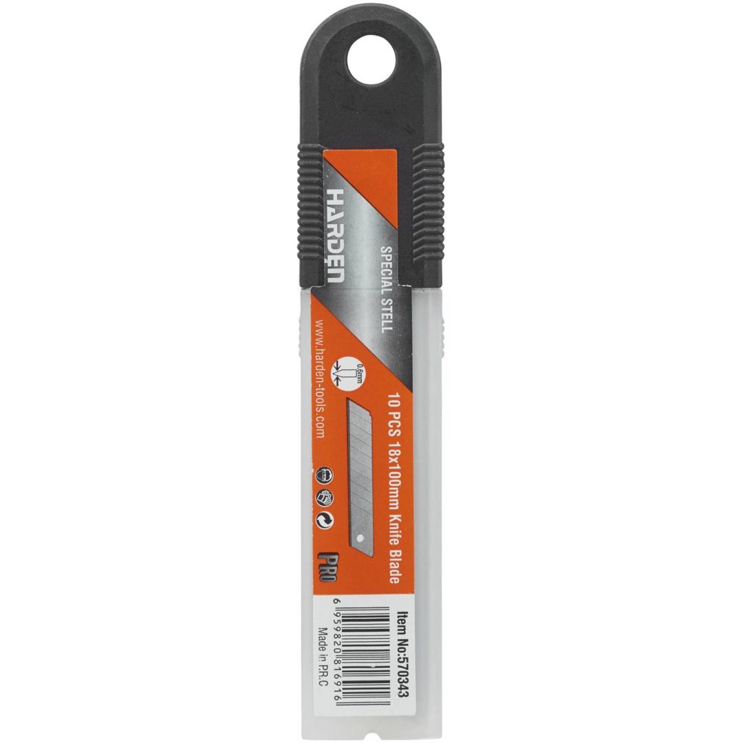 Knivblade til afbrækningsknive Harden BRÆKBLAD 18X100 MM 10-PAK