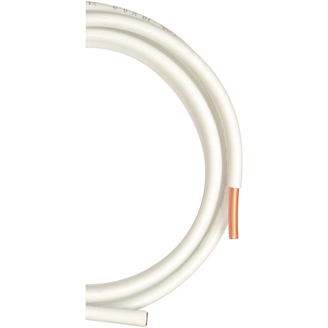 Kobberrør, plastbelagt, ⌀10 mm, 5 m MALMBERGS