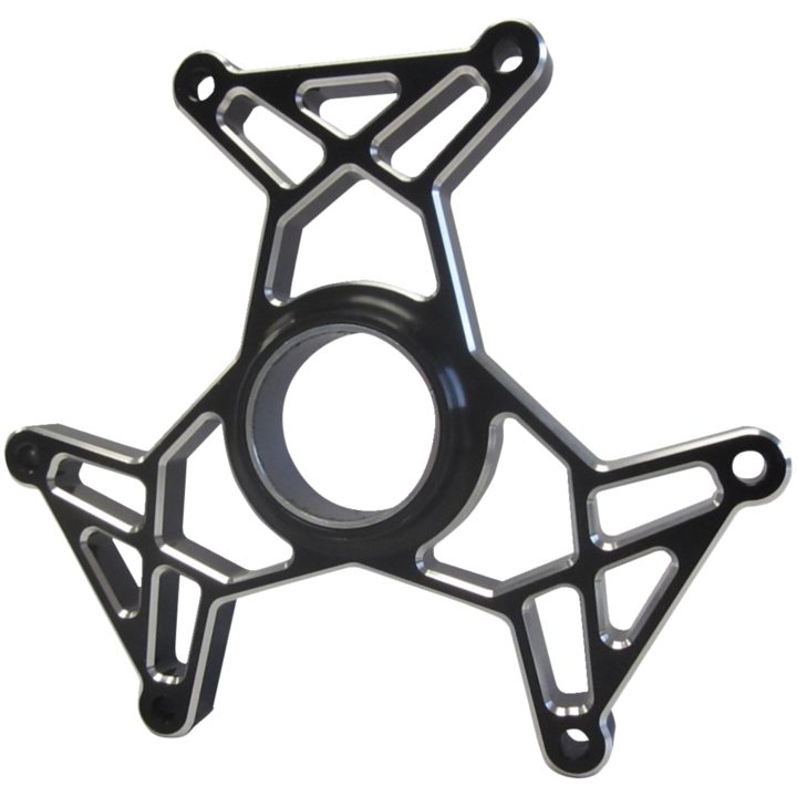 Koblingsdæksel Billet Aluminium Sort QUAD LOGIC – billede 2