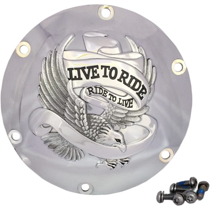 Koblingsdæksel Live to Ride Guld Sølv DRAG SPECIALTIES – billede 2