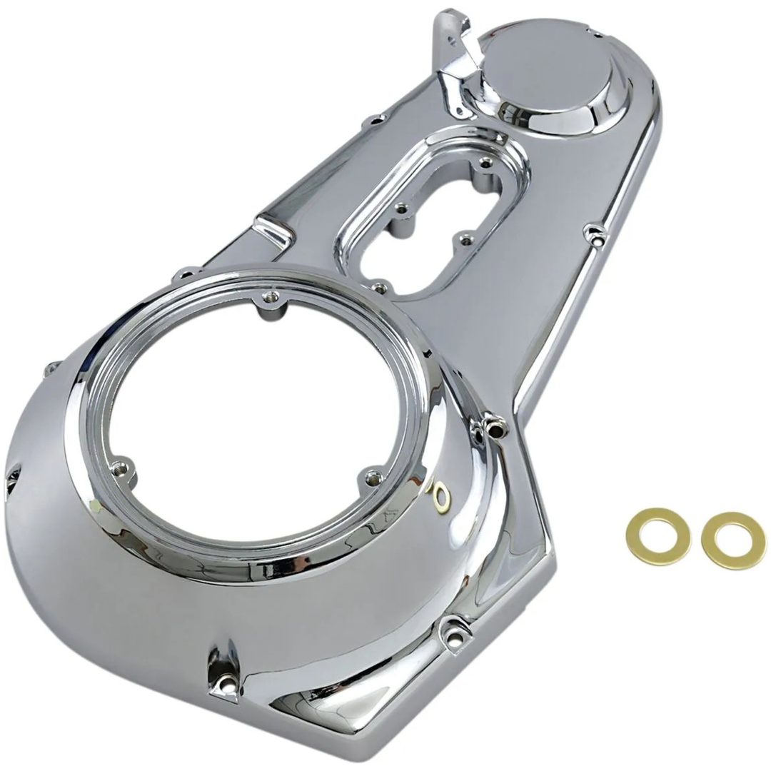 Koblingsdæksel Outer Primary Sort Satin Aluminium DRAG SPECIALTIES – billede 2