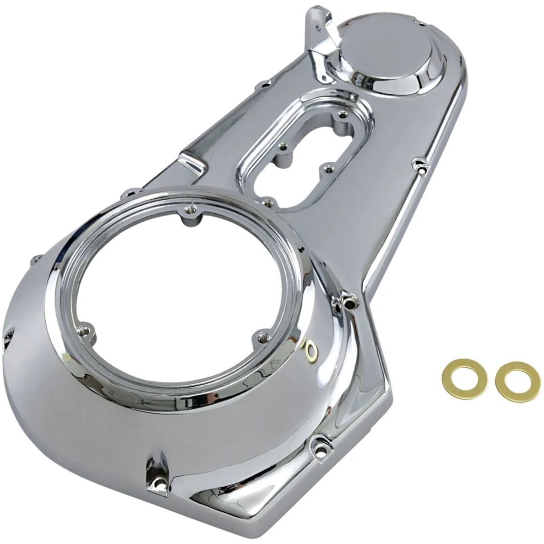 Koblingsdæksel Outer Primary Sort Satin Aluminium DRAG SPECIALTIES