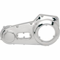 Koblingsdæksel Outer Primary Sort Satin Aluminium DRAG SPECIALTIES