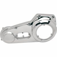 Koblingsdæksel Outer Primary Sort Satin Aluminium DRAG SPECIALTIES
