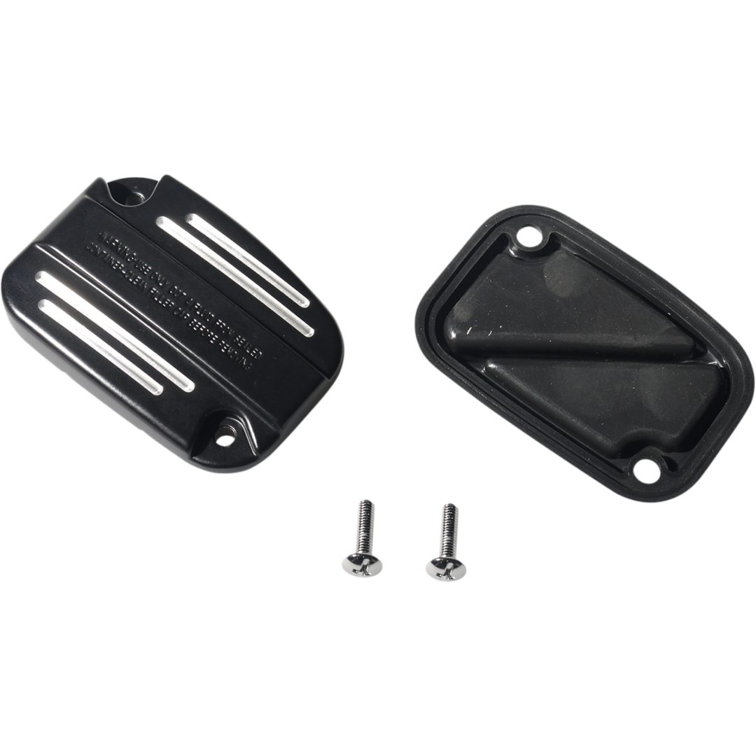 Koblingshovedcylinderlåg Finned Sort Blank DRAG SPECIALTIES – billede 2