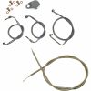 Koblingskabelkit Standard Sølv Klar-coated LA CHOPPERS – miniature 1