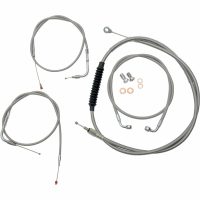 Koblingskabelkit Standard Sølv Klar-coated LA CHOPPERS