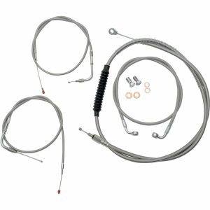 Koblingskabelkit Standard Sølv Klar-coated LA CHOPPERS