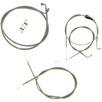 Koblingskabelkit Standard Sølv Klar-coated LA CHOPPERS