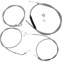 Koblingskabelkit Standard Sølv Klar-coated LA CHOPPERS