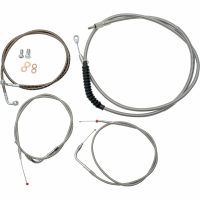 Koblingskabelkit Standard Sølv Klar-coated LA CHOPPERS