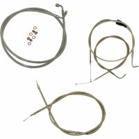 Koblingskabelkit Standard Sølv Klar-coated LA CHOPPERS