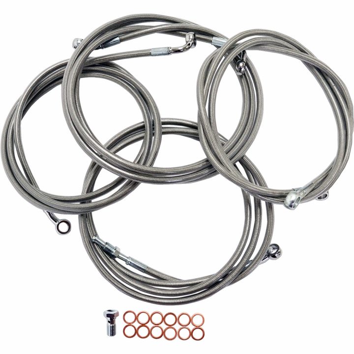 Koblingskabelkit Standard Sølv Klar-coated LA CHOPPERS – billede 2