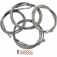 Koblingskabelkit Standard Sølv Klar-coated LA CHOPPERS