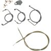 Koblingskabelkit Standard Sølv Klar-coated LA CHOPPERS – miniature 1
