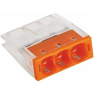 Koblingsklemme Slim, 3-polet, 0,5-2,5 mm², 100 stk. MALMBERGS