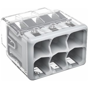 Koblingsklemme Wago 2773, 6-polet, 4 mm², 50 stk/pakke MALMBERGS