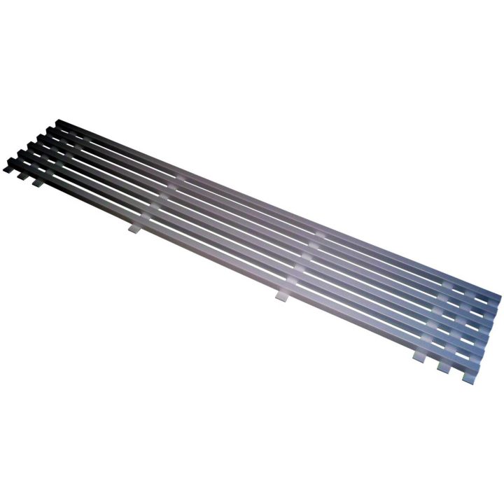 Køleskabsrist, plast Fresh KØLESKABSGRILL 600X100 SØLV – billede 3