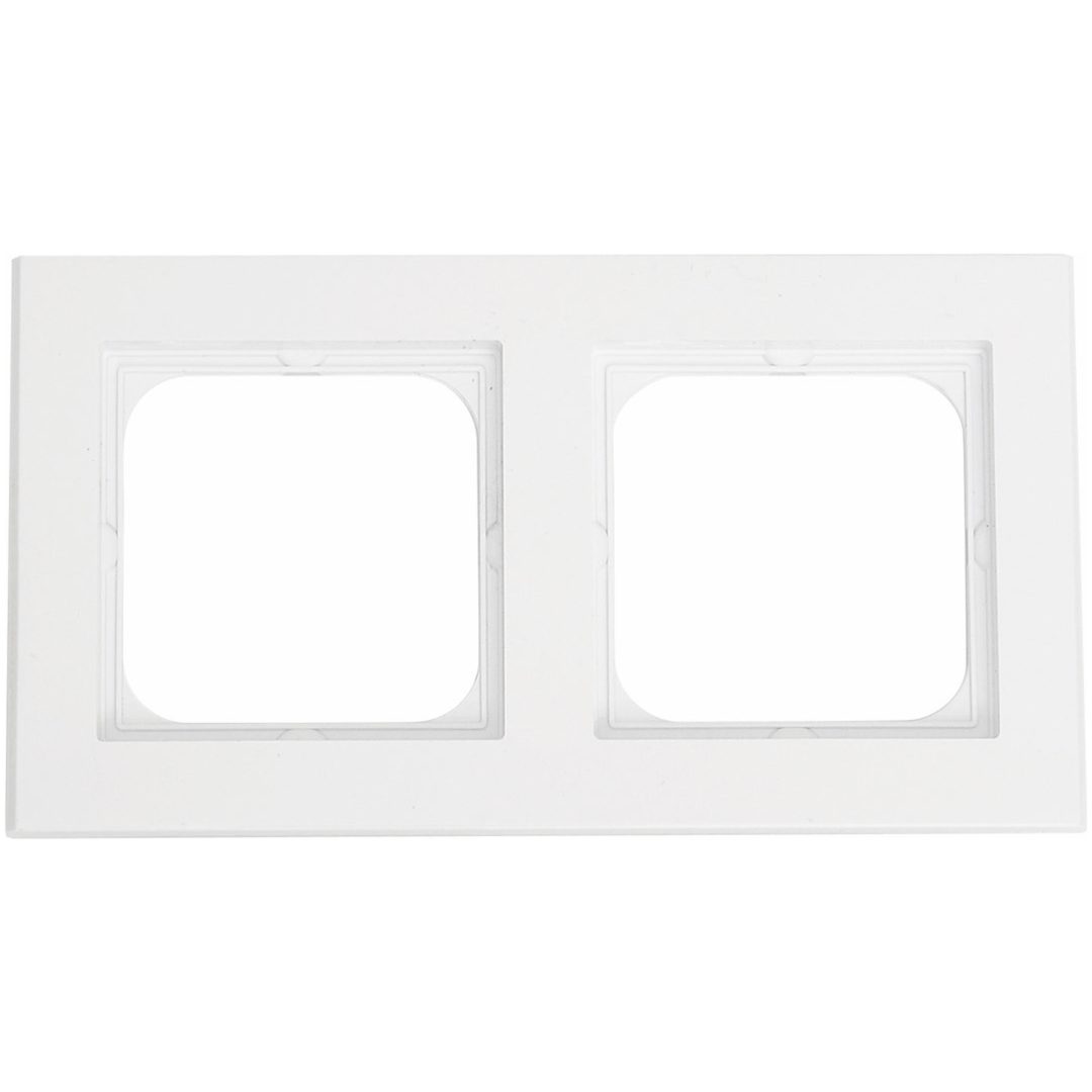 Kombinationsramme Optima, 2-fags, Signalhvid MALMBERGS