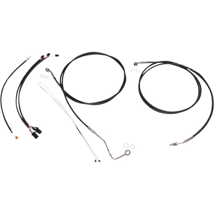 Komplet kabelkit XR MAGNUM SHIELDING Sort/Krom – billede 2