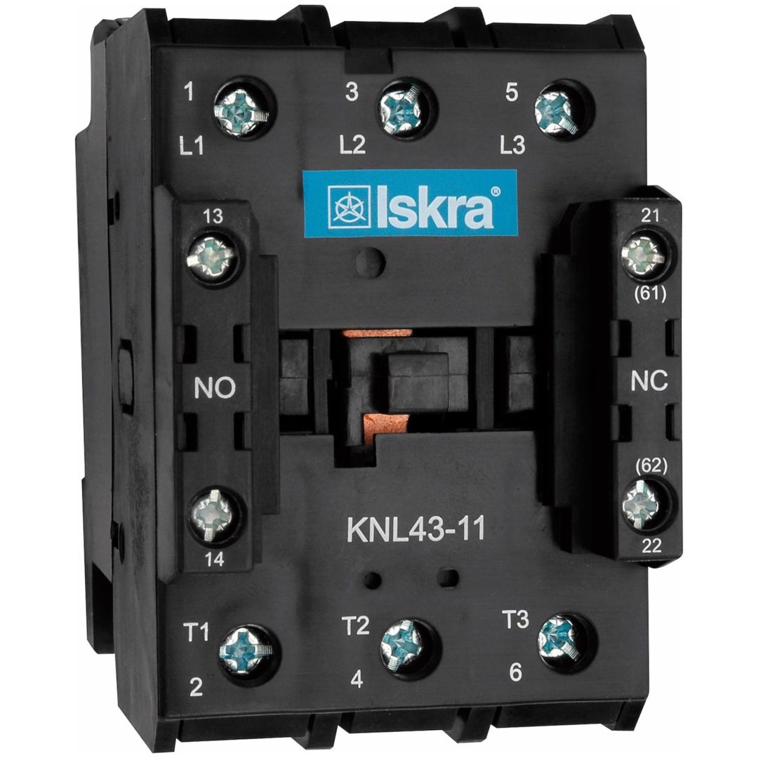 Kontaktor Iskra, 22kW, 45A, 400V MALMBERGS