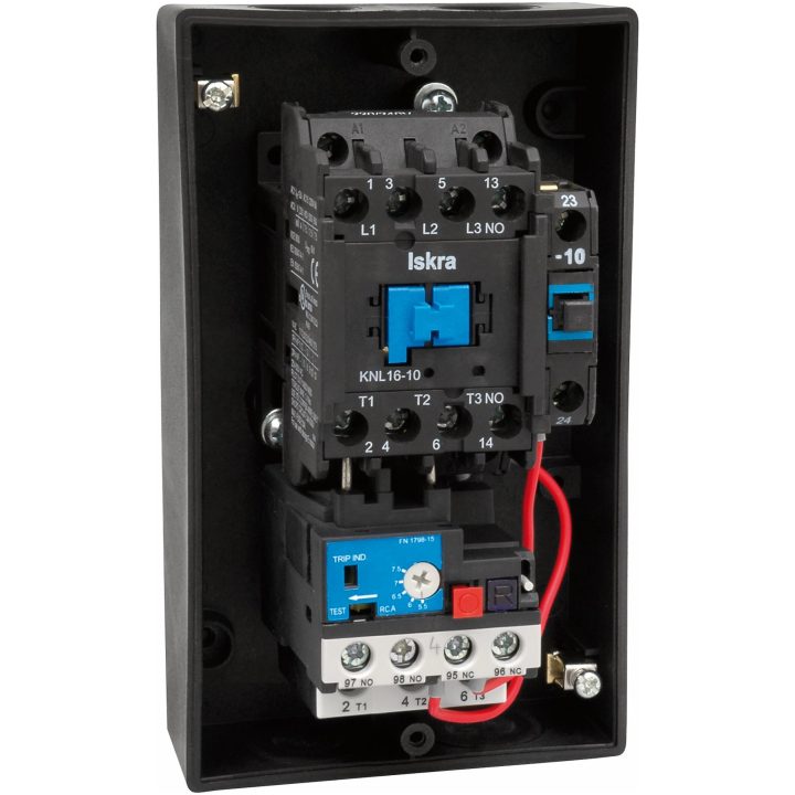 Kontaktor motorbeskyttelse, 11,3-16A, 400V, IP55 MALMBERGS – billede 2