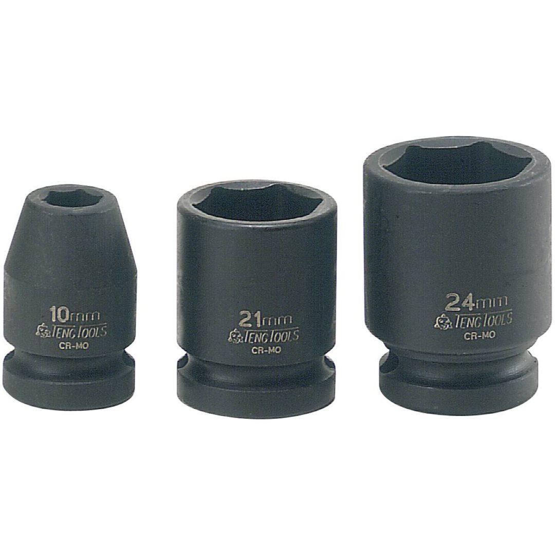 Krafttop med 1/2" firkantfæste Teng Tools 8Mm