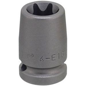 Krafttop med 1/2" firkantfæste - Torx-toppe 4-E MOMENTO