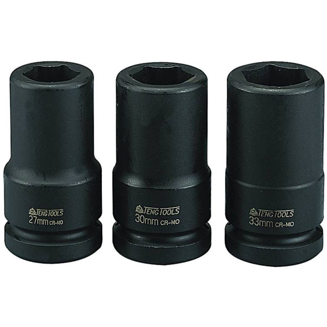 Krafttop med 3/4" firkantfæste 940619-C / 940646-C Teng Tools KRAFTTOP LANG 3/4 19MM