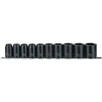 Krafttoppe i sæt med 3/8" og 1/2" firkantfæste 9381 / 9121 Teng Tools
