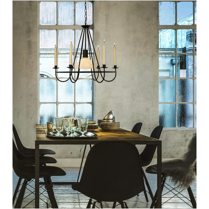 Kronoberg Lysekrone, Sort ANETA HOME Sort – billede 3