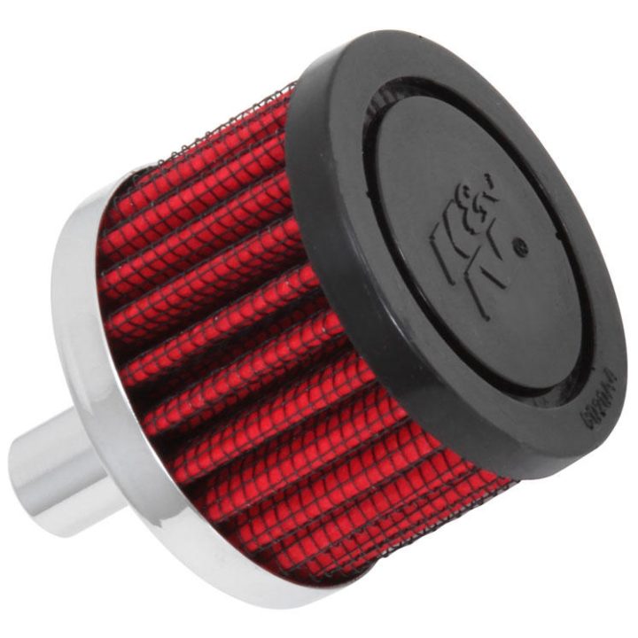 Krumtaphusventil Filter Standard Sort/Krom/Rød K & N 1/2" - 1 1/2"
