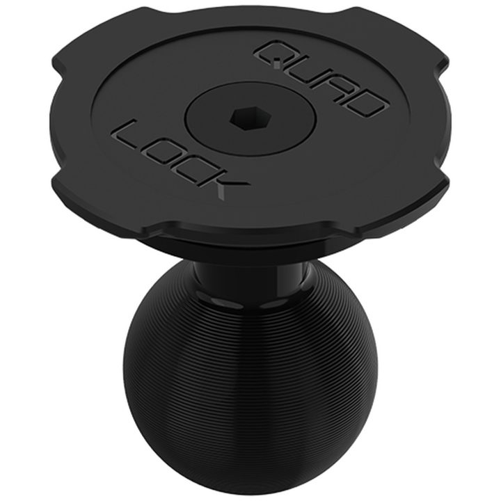 Kugleadapter 20mm Sort Quad Lock Alla Quad Lock-fodral och universaladaptrar / Quad Lock 360-produkter / Quad Lock MAG-huvud / Quad Lock trådlös laddningshuvud (efter juli 2022) / Quad Lock MAG trådlös laddningshuvud