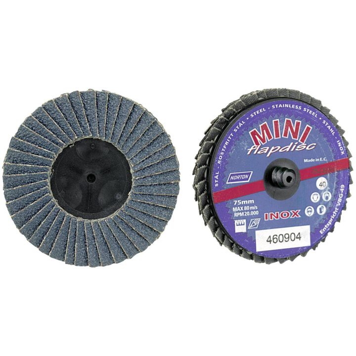 Kvikrondel Mini-Flap TR Roloc NORTON KVIKRUNDE MINIFLAP 50TR K40 – billede 2