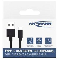 Laddningskabel Ansmann USB till USB-C 100 cm