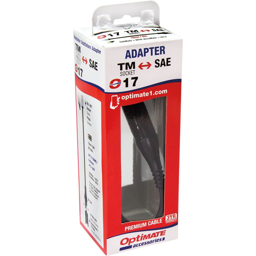 Ladekabelsadapter Sort/Hvid TECMATE Adapter – billede 2